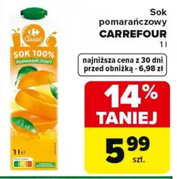 Carrefour Carrefour Classic Sok pomarańczowy oferta