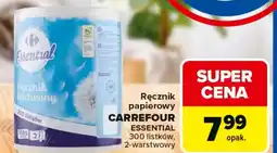 Carrefour Carrefour essential Ręcznik papierowy kuchenny oferta