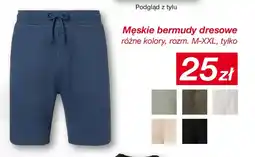 KiK Męskie bermudy dresowe oferta