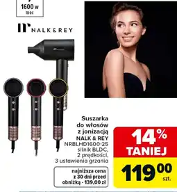 Carrefour Nalk & rey Suszarka do włosów z jonizacją oferta