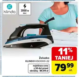 Carrefour Klindo Żelazko KSI3000-22 oferta