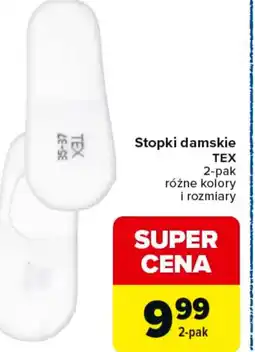 Carrefour Tex Stopki damskie oferta