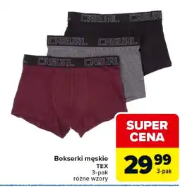 Carrefour Tex Bokserki męskie oferta