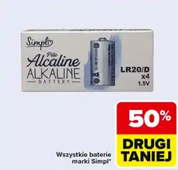 Carrefour Simplo Baterie alkaliczne LR20/D oferta