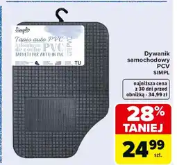 Carrefour Simpli Dywanik samochodowy pcv oferta