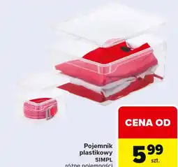 Carrefour Simpl Pojemnik plastikowy oferta