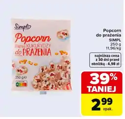 Carrefour Simpl Popcorn Ziarno kukurydzy do prażenia oferta