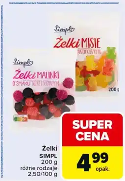 Carrefour Simply Żelki oferta