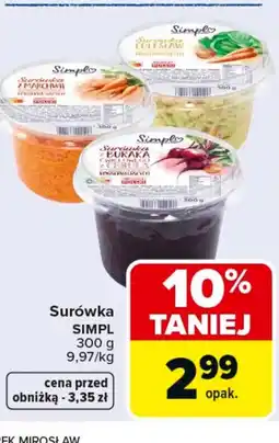 Carrefour Simpl Surówka oferta