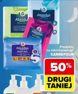 Carrefour Absodys Produkty na inkontynencję oferta