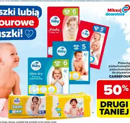 Carrefour Carrefour Baby Pieluchy, pieluchomajtki i pieluchomajtki do pływania oferta