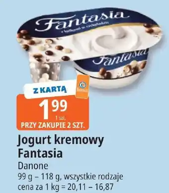 E.Leclerc Jogurt kremowy Fantasia Danone oferta