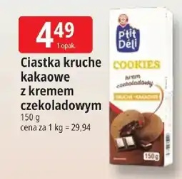 E.Leclerc Ciastka kruche kakaowe z kremem oferta