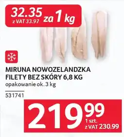 Selgros Miruna nowozelandzka filety bez skóry oferta