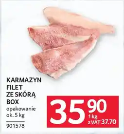 Selgros Karmazyn filet ze skórą box oferta