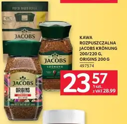 Selgros Kawa rozpuszczalna jacobs krönung, origins oferta