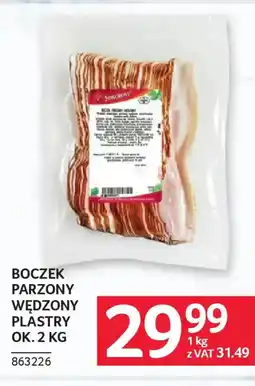 Selgros Sokolowy boczek parzony wędzony plasty oferta