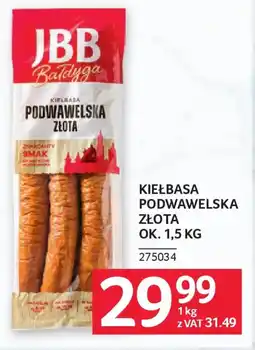 Selgros Jbb Bałdyga Kiełbasa Podwawelska Złota oferta