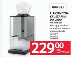Selgros Hendi Elektryczna Kruszarka Do Lodu oferta