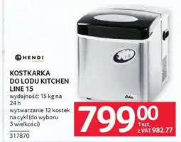 Selgros Hendi Kostkarka do lodu Kitchen Line 15 oferta