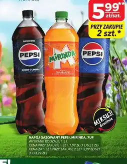 Top Market Pepsi, mirinda, 7UP Napój gazowany oferta