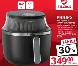 Selgros Philips Frytownica Airfryer NA331/00 oferta