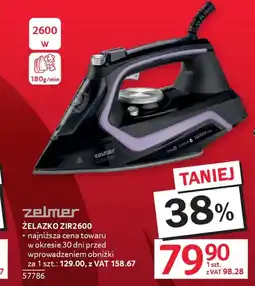 Selgros Zelmer żelazko ZIR2600 oferta
