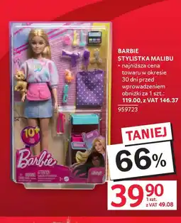 Selgros Barbie Stylistka Malibu oferta