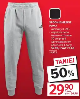 Selgros Puma Spodnie męskie oferta