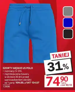 Selgros Us polo szorty męskie oferta