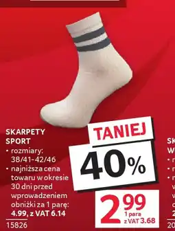 Selgros Skarpetki Sport oferta
