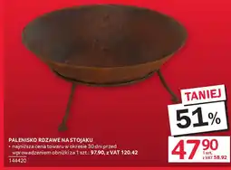 Selgros Palenisko rdzawe na stojaku oferta