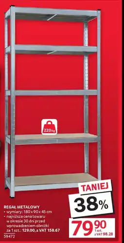 Selgros Regał metalowy oferta