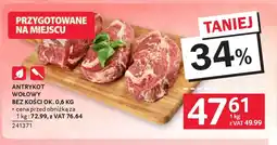 Selgros Antrykot wołowy bez kości oferta