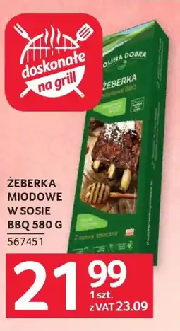 Selgros Żeberka miodowe w sosie bbq oferta