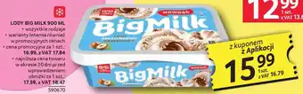 Selgros Lody big milk oferta