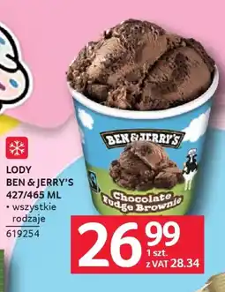 Selgros Lody ben & jerry's oferta