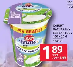 Selgros Jogurt naturalny bez laktozy oferta