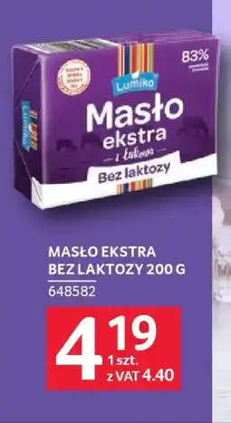 Selgros Masło ekstra bez laktozy oferta