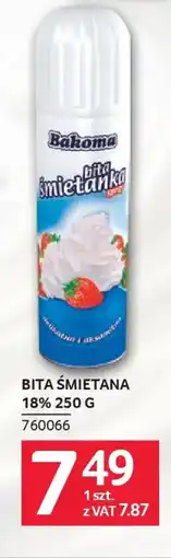 Selgros Bita śmietana 18% oferta