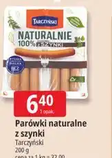E.Leclerc Parówki naturalne z szynki Tarczyński oferta