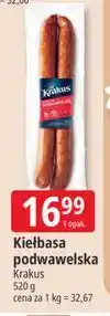 E.Leclerc Kiełbasa podwawelska Krakus oferta