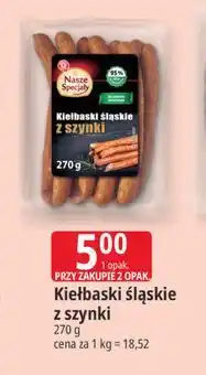 E.Leclerc Kiełbaski śląskie z szynki Nasze Specjały oferta