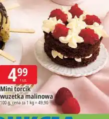 E.Leclerc Mini torcik wuzetka malinowa oferta