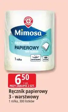 E.Leclerc Ręcznik papierowy 3-warstwowy Mimosa oferta