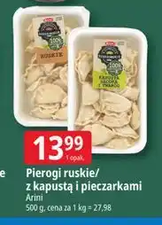E.Leclerc Pierogi ruskie/ z kapustą i pieczarkami Arini oferta