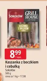 E.Leclerc Kaszanka z boczkiem i cebulką Sokołów oferta