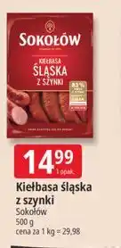 E.Leclerc Kiełbasa śląska z szynki Sokołów oferta