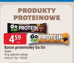 E.Leclerc Baton proteinowy Go On Sante 45 g, wybrane rodzaje oferta