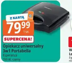 E.Leclerc Opiekacz uniwersalny 3w1 Portabella Esperanza oferta